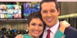 Sandra Annenberg e Dony de Nuccio trabalharam juntos no 