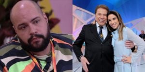 Tiago Abravanel, Silvio Santos e Patrícia Abravanel (Foto: Reprodução)