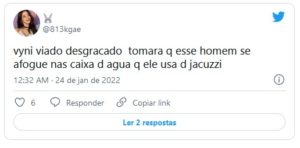 Vyni está sofrendo homofobia na web (Foto: Reprodução / Twitter) Vyni está sofrendo homofobia na web (Foto: Reprodução / Twitter)