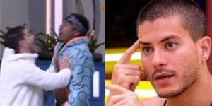BBB22: Acabou a amizade? Arthur Aguiar e Paulo André protagonizam briga (Foto: Reprodução)