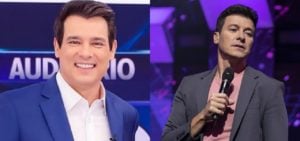 Celso Portiolli e Rodrigo Faro disputaram estrelas para os seus programas no SBT e na Record- Foto: Montagem/TV Foco