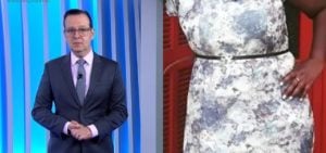 Celso Zucatelli interrompeu o Balanço Geral para noticiar morte de famosa na Record- Foto: Montagem/TV Foco