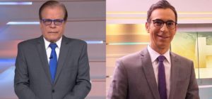 Chico Pinheiro e César Tralli- Foto: Montagem/TV Foco