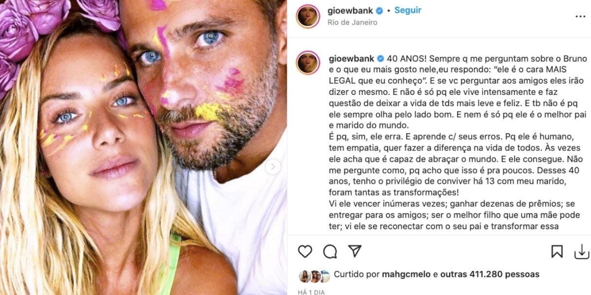 Giovanna Ewbank e Bruno Gagliasso (Reprodução) 