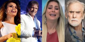 Paula Fernandes, Roberto Carlos, Renata Fan e Francisco Cuoco (Reprodução)