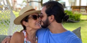 Fátima Bernardes ao lado de Túlio Gadêlha (Foto: Divulgação)