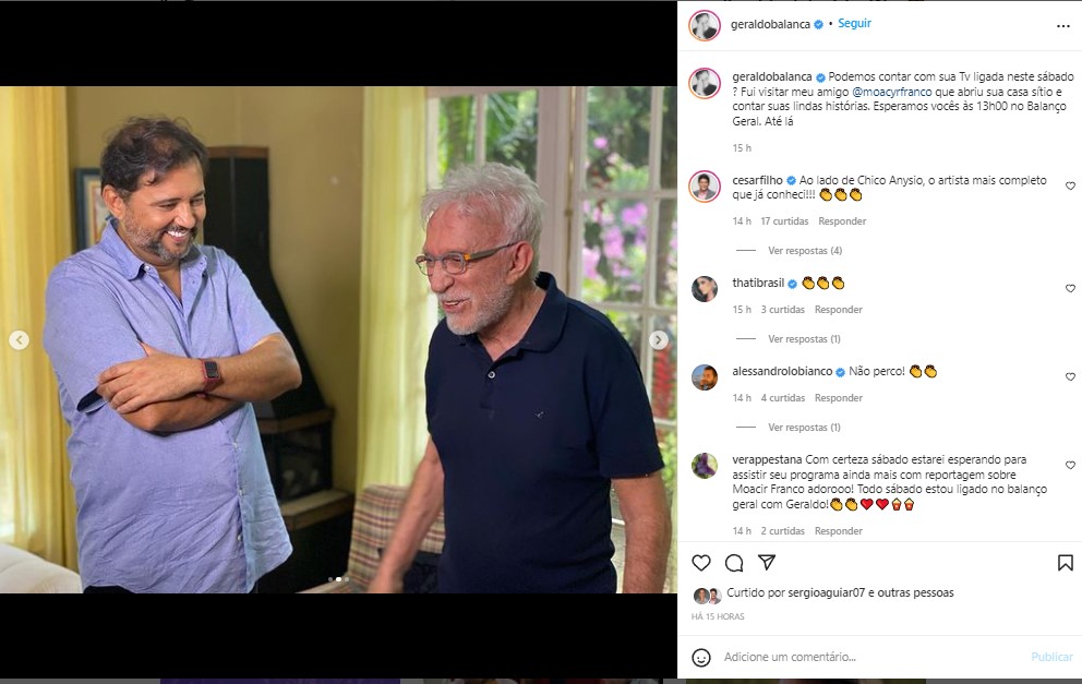 Geraldo Luís e Moacyr Franco