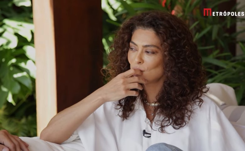 Juliana Paes em entrevista com Léo Dias