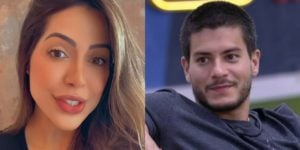 BBB22: Laís Caldas e Arthur Aguiar (Foto: Reprodução)