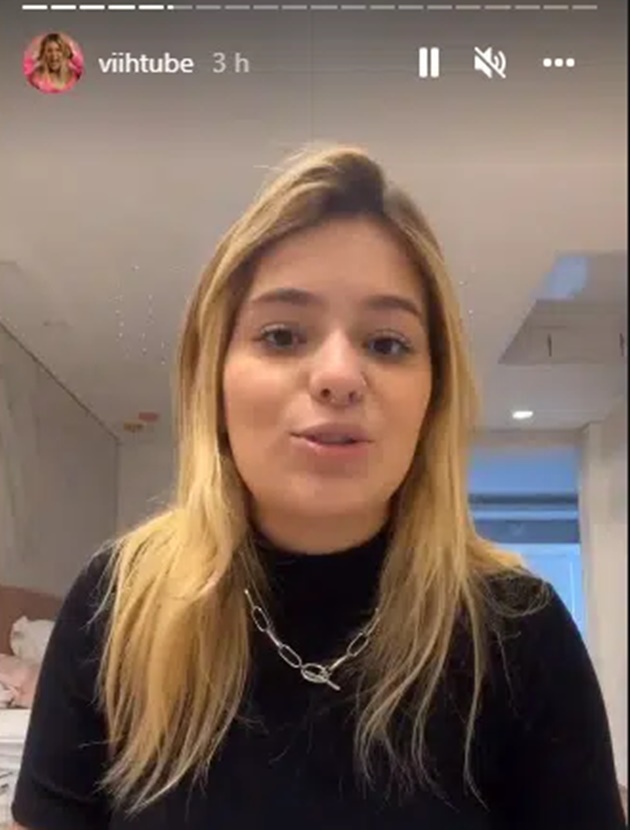 Viih Tube celebra novidades sobre estado de saúde e recuperação de Rodrigo Mussi 