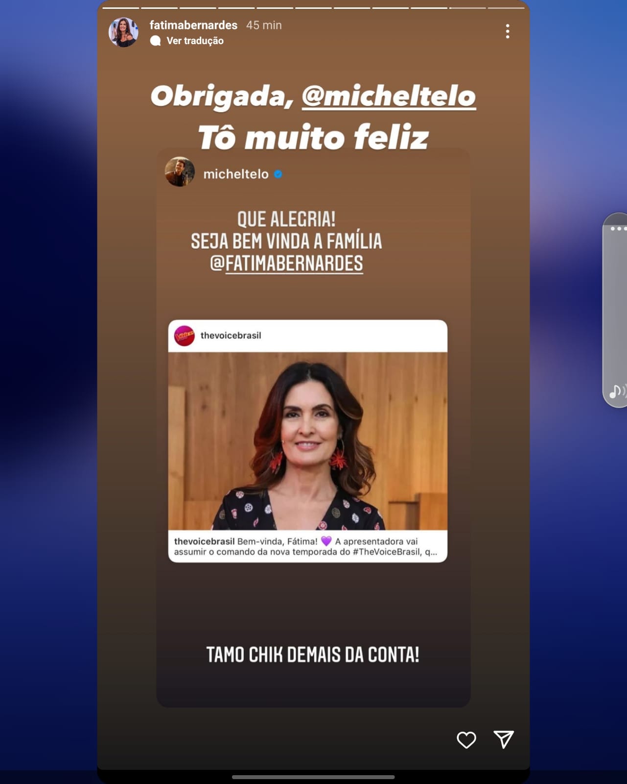 Fátima Bernardes e Michel Teló 