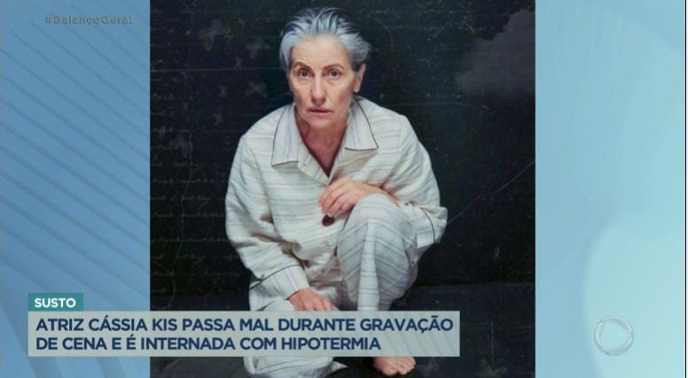 Record repercutiu internação de Cássia Kiss