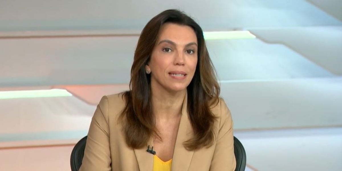 Ana Paula Araújo celebrou a chegada dos 50 anos (Foto: Reprodução/TV Globo)