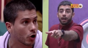 Arthur Aguiar e Pedro Scooby discutiram no BBB22 (Foto: Reprodução / Globoplay)