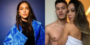 Bruna Marquezine acabou atacando Arthur Aguiar e Maíra Cardi (Foto: Reprodução)