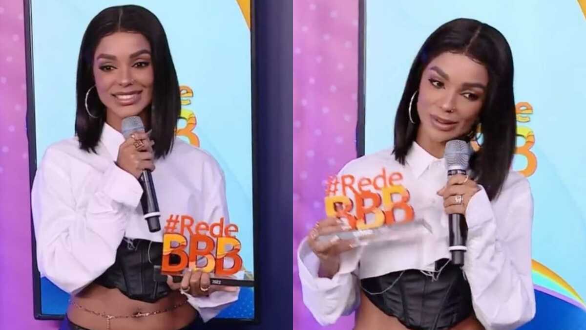 BBB22: Brunna Gonçalves ganhou o prêmio de planta da edição (Foto: Reprodução/Montagem)