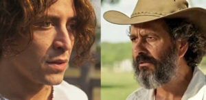 José Leôncio (Marcos Palmeira) se emocionará ao reencontrar Jove (Jesuíta Barbosa) em 'Pantanal' (Foto: Reprodução / Globo)