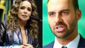 Daniela Mercury irá entrar na justiça contra Eduardo Bolsonaro (Montagem)