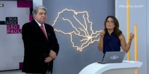 José Luiz Datena e Adriana Araújo no 