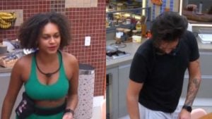BBB22: Jessilane e Eliezer se preparam para o Paredão (Foto: Reprodução/Montagem)