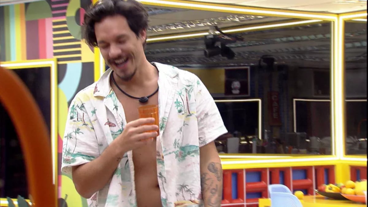 BBB22: Eliezer e Arthur Aguiar debocham da eliminação de Gustavo (Foto: Reprodução)