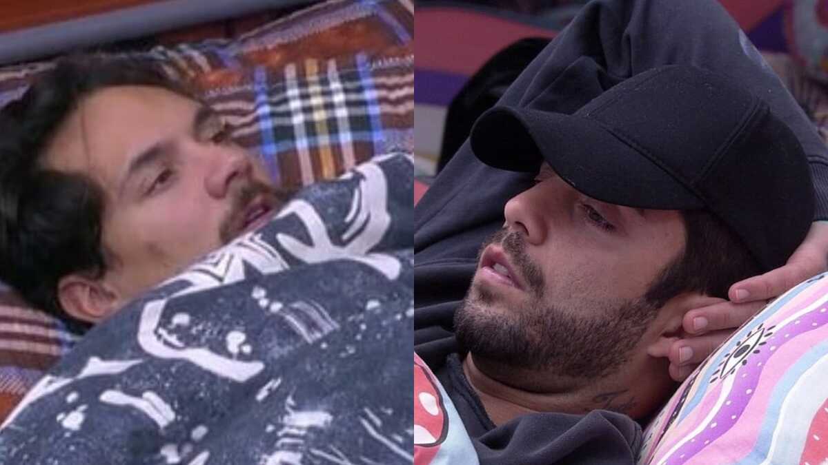 BBB22: Brothers acordam doentes depois da festa (Foto: Reprodução/Montagem)