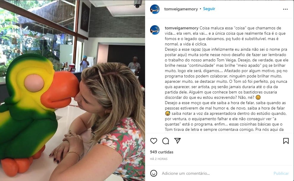 Ex-de Louro José, faz textão após Ana Maria anunciar novo boneco - Foto: Reprodução