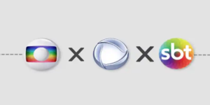 Logo da Globo, Record e SBT (Foto: reprodução)