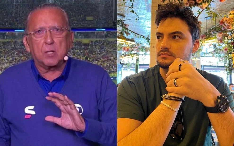 Galvão Bueno é o novo contratado de Felipe Neto (Foto: Reprodução)