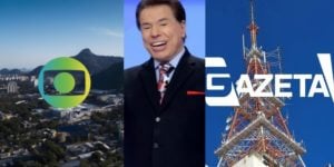 A Globo se desesperou em 1990 (Foto: Reprodução/TV Globo/SBT/Gazeta)