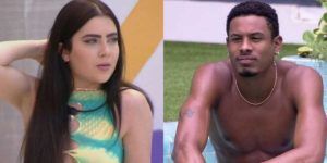 BBB22: Paulo André e Jade Picon eram um casal dentro da casa (Foto: Reprodução/Montagem)