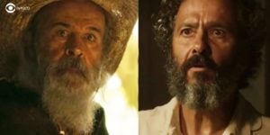 José Leôncio e Velho do Rio parecidos? (Foto: Montagem/Thais Teles/Reprodução/Globo)