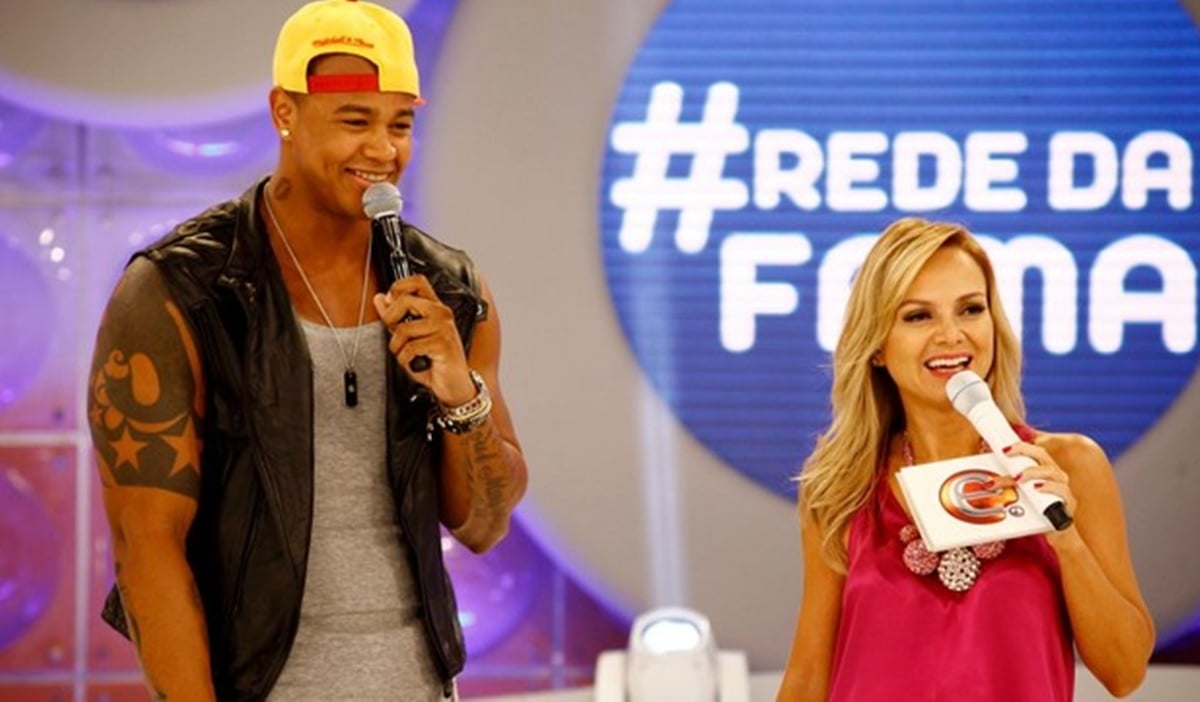 Léo Santana no programa de Eliana