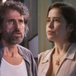 Leônidas é pressionado por Heloísa em Além da Ilusão (Foto: Montagem/Thais Teles/Reprodução/Globo)