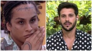 BBB22: Sem saber de acidente, Lina pede ajuda de Rodrigo Mussi (Reprodução)