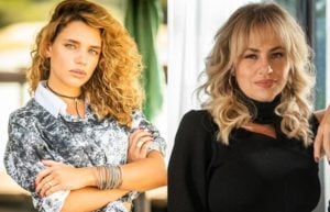 Bruna Linzmeyer vive Madeleine na primeira fase de 'Pantanal' e Karine Teles na segunda fase do remake da Globo (Reprodução / Internet)