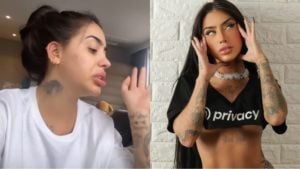 MC MIrella faz desabafo nas redes sociais após ser roubada dentro de casa por conhecido (Montagem)