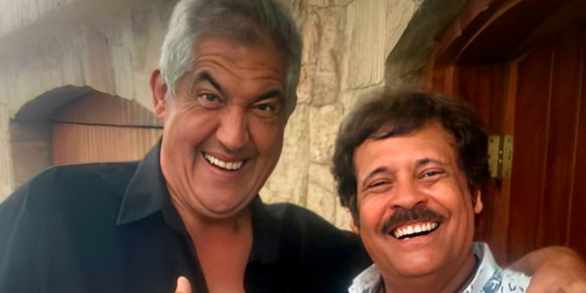 Montanha e Carlinhos Aguiar trabalharam juntos no SBT (Foto: Reprodução)