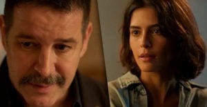 Guta (Julia Dalavia) fará Tenório (Murilo Benício) passar mal com revelação em 'Pantanal' (Foto: Reprodução / Globo)