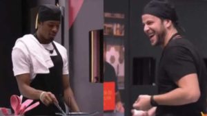 BBB22: Paulo André e Gustavo protagonizam barraco (Foto: Reprodução/Montagem)