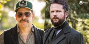 A diferença entre Pantanal e Nos Tempos do Imperador na Globo (Foto: Montagem/Thais Teles/Reprodução/Globo)