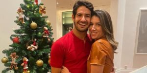 Alexandre Pato e a esposa, Rebeca Abravanel - Foto: Reprodução