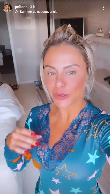 Poliana Rocha confirmou irritação de Leonardo (Foto: Reprodução/ Instagram)