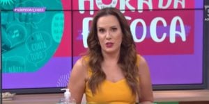 Regina Volpato  relembrou época em que ela trabalhou na Band - Foto: Reprodução