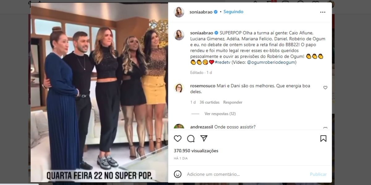 "O negócio está pegando fogo", Sonia Abrão expõe verdade sobre ida à programa da Globo: "De jeito nenhum" "O negócio está pegando fogo", Sonia Abrão expõe verdade sobre ida à programa da Globo: "De jeito nenhum"