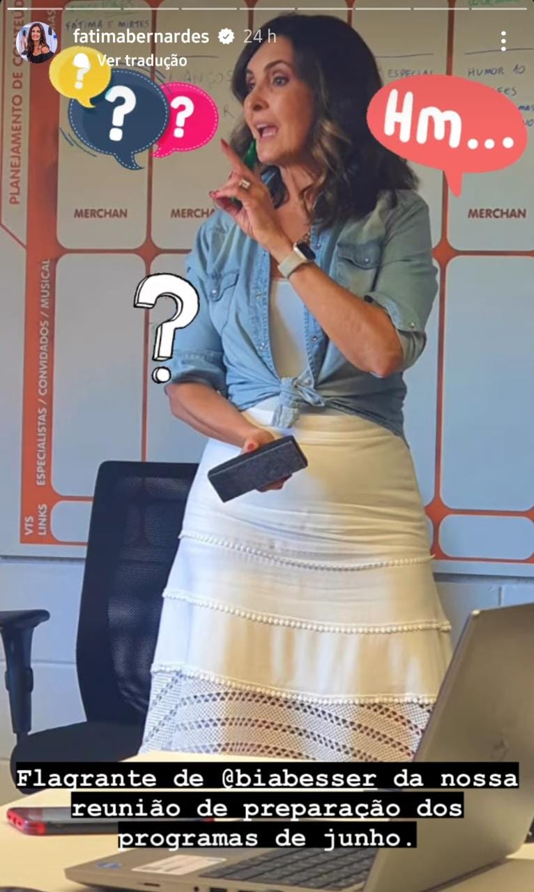 Publicação de Fátima Bernardes (Foto: Reprodução/ Instagram)