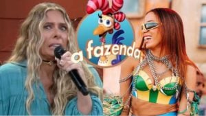 Adriane Galisteu fica emocionada com possibilidade de ter Anitta em 'A Fazenda 14' (Montagem/ Rerodução)