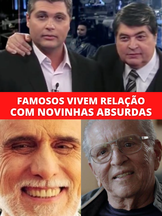 Datena, Carlos Alberto e Erasmo: famosos vivem relação com novinhas