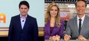 César Filho surpreendeu no link com Sergio Aguiar e Patrícia Costa na Record- Foto: Montagem/TV Foco