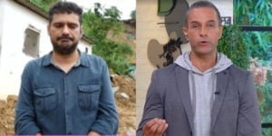 André Curvello e Fabrício Battaglini no 